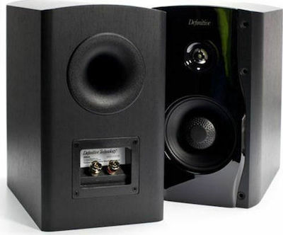 Definitive Technology Ζεύγος Ηχείων Hi-Fi Βιβλιοθήκης StudioMonitor 45 150W 2 Δρόμων Μαύρα