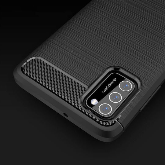 Tech-Protect Back Cover Σιλικόνης Μαύρο (Galaxy A03s)
