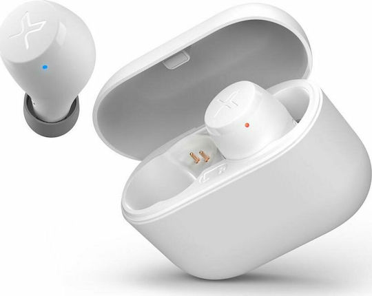 Edifier X3 In-ear Bluetooth Handsfree Căști cu Rezistență la Transpirație și Carcasă de Încărcare Alb