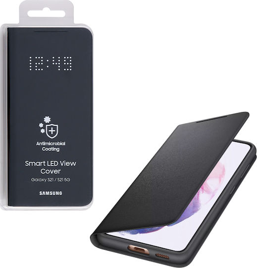 Samsung LED View Cover Buchen Sie Stoff Schwarz (Galaxy S21 5G)