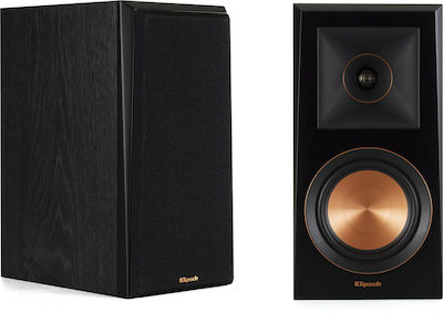 Klipsch RP-500M RP-500M Paar Hi-Fi Lautsprecher Buch selbst 75W 2 Anzahl von Fahrern B17.3xT24.1xH34.3cm. Schwarz