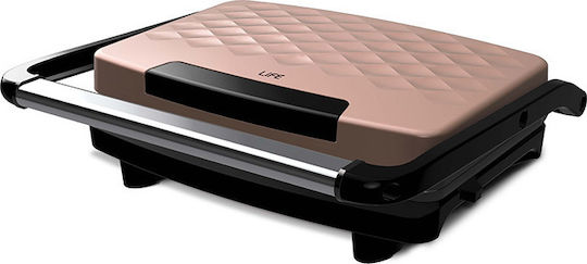 Life Vogue Τοστιέρα Γκριλιέρα 750W Ροζ