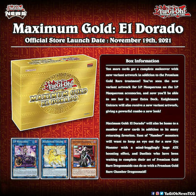 Konami Yu-Gi-Oh! Maximum Gold: El Dorado Box Yu-Gi-Oh! Deck KON941744