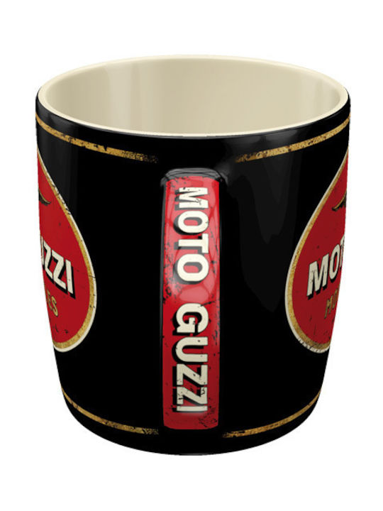 Nostalgic Art Moto Guzzi Keramiktasse in Verschiedene Designs Schwarz (Verschiedene Designs)