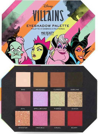 Mad Beauty Pop Villains Палитра с Сенки за Очите в Пресована Пудра Форма