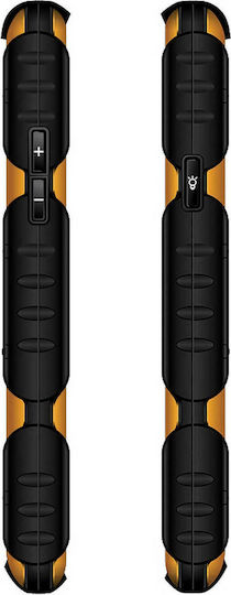 MaxCom Strong MM920 Einzel-SIM Widerstandsfähig Handy mit Tasten (Englisches Menü) Orange