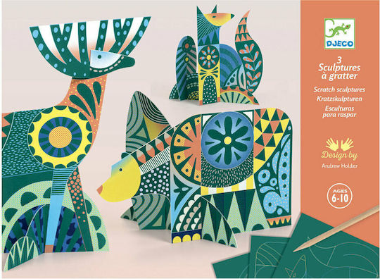 Scratch & Sketch Ανακαλύπτω Ξύνοντας Την Εικόνα Ζωάκια Παραδοσιακά