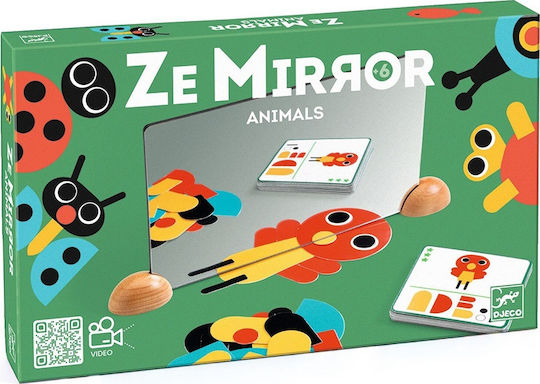Djeco Collage Image Composition Game With Mirror 'ζωάκια' for Children 6+ years old Years
