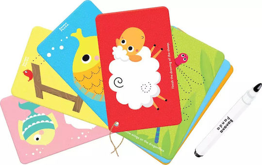 Banana Panda Εκπαιδευτικό Παιχνίδι Let's Write & Wipe: Animals pentru 3+ Ani