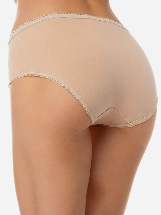 Βαμβακερά Damen Boxer 2Pack Beige