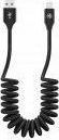 Tellur Spirale USB-A zu Lightning-Kabel Schwarz 1.8m (TLL155396)