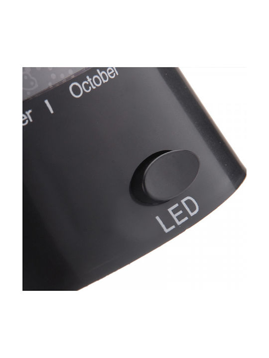 Factory Led Παιδικό Φωτιστικό Projector Έναστρου Ουρανού με Προβολή Αστεριών Μαύρο 11x11x11.8εκ.