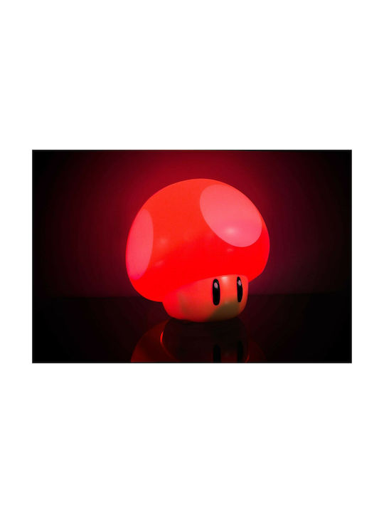 Paladone Детско Декоративно Осветление Nintendo Super Mario Mushroom Червен 12εκ.