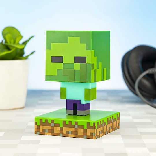 Paladone Kids Decorative Lamp Minecraft Zombie Green 10εκ.