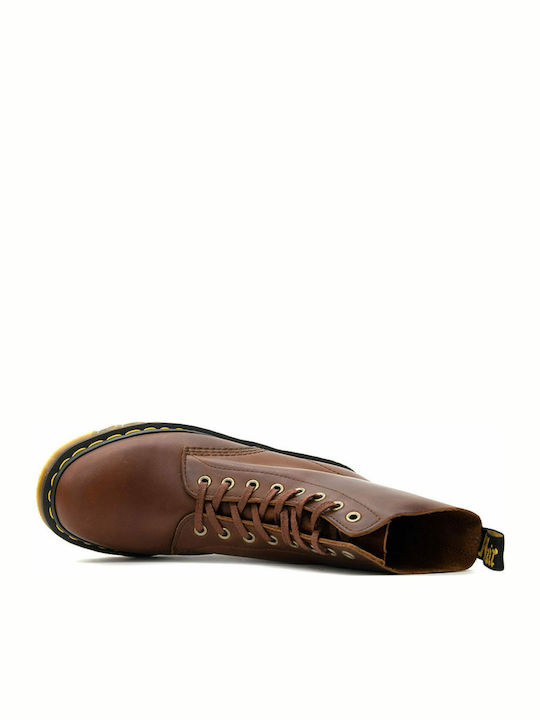 1460 Pascal Ziggy Luxor Leather Brown Boots