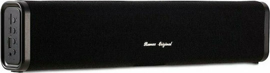 Remax RB-M33 Ηχείο Bluetooth 10W με Διάρκεια Μπαταρίας έως 6 ώρες Μαύρο