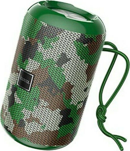 Hoco Trendy Sound Bluetooth Speaker 5W with Radio and Battery Life up to 4 hours Camouflage Green