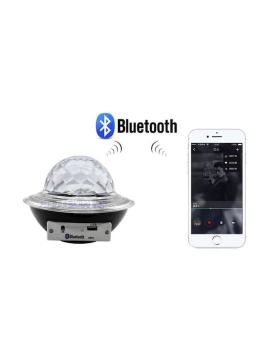 Led Παιδικό Φωτιστικό Projector Ufo με Προβολή Σχεδίων Πολύχρωμο