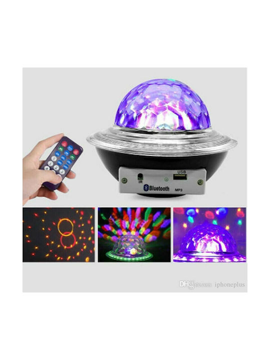 Led Παιδικό Φωτιστικό Projector Ufo με Προβολή Σχεδίων Πολύχρωμο