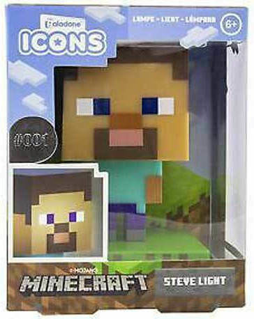 Paladone Kids Decorative Lamp Minecraft Steve Multicolour 11εκ.
