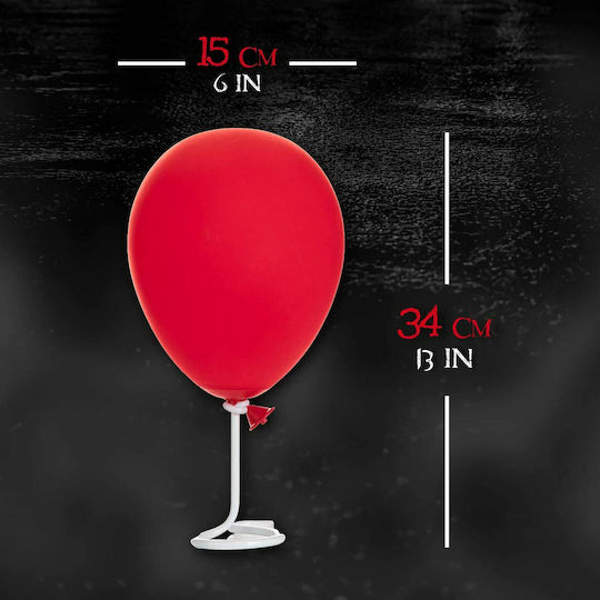 Paladone Kinder Dekorative Lampe Pennywise Balloon Rot 34εκ.