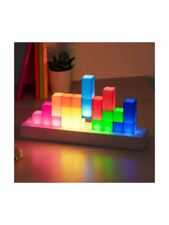 Paladone Παιδικό Διακοσμητικό Φωτιστικό Tetris Icons Πολύχρωμο 30x15cm