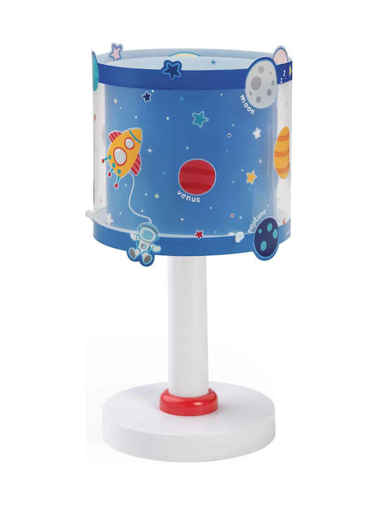 Ango Led Kids Side Table Lamp Planets Blue 15x15x30cm