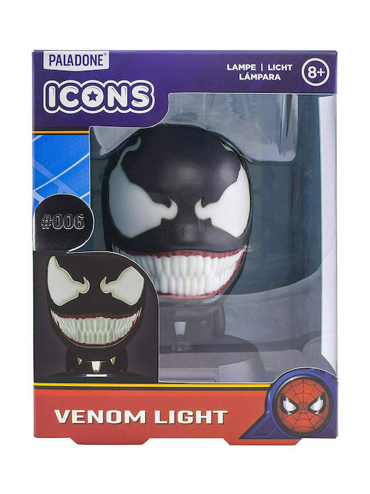Paladone Kinder Dekorative Lampe Venom Schwarz 10εκ.