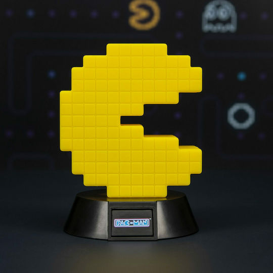 Paladone Led Kids Decorative Lamp Pac-Man Yellow 8x10cm