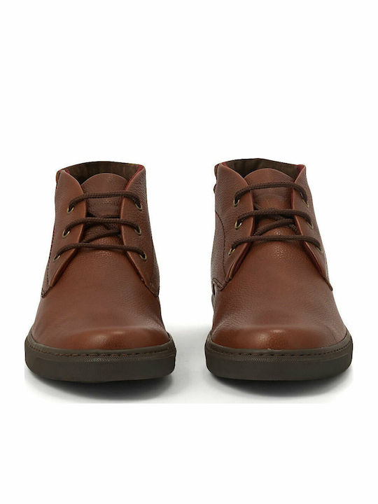 Piele Tabac maro Ghete barbati Anatomic