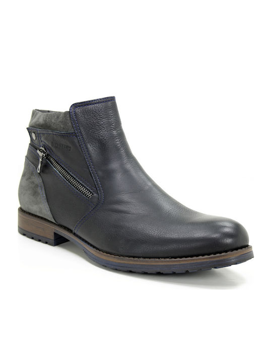 Piele Negru Ghete barbati