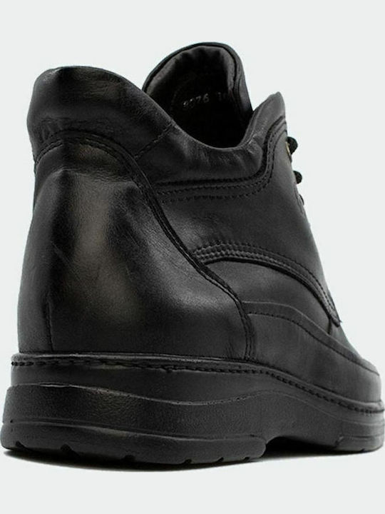 Leder Schwarz Herrenstiefel Anatomisch
