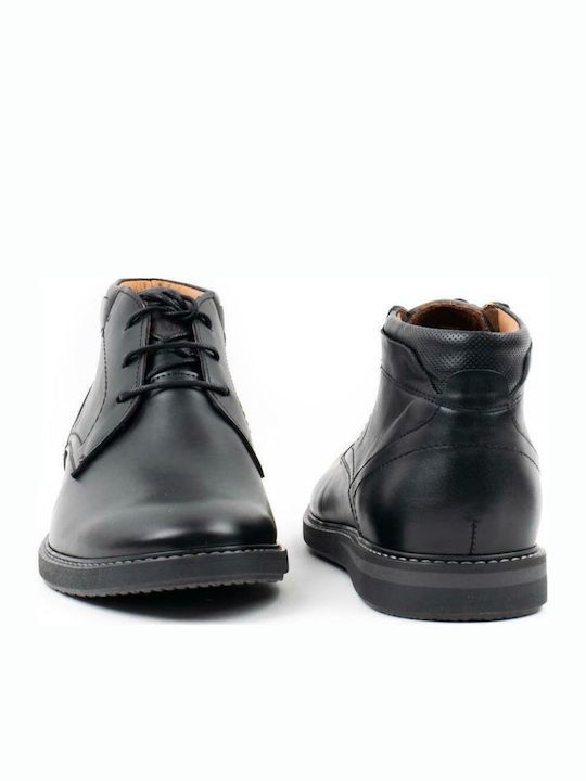 Leder Schwarz Herrenstiefel