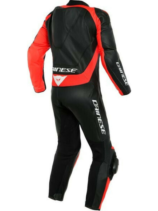 Dainese Assen 2 Perforated Black/Black/Fluo-Red