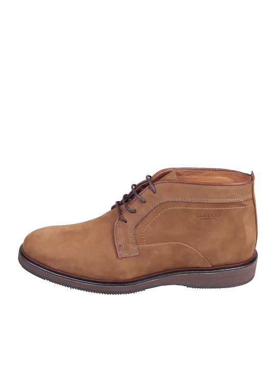 Suede Tabac maro Ghete barbati