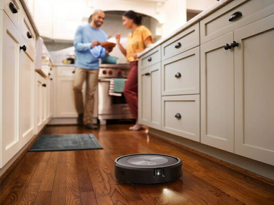 iRobot Roomba j7 Σκούπα Ρομπότ με Οπτική Χαρτογράφηση Μαύρη