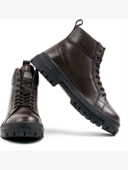 Arjun Leather Brown Boots