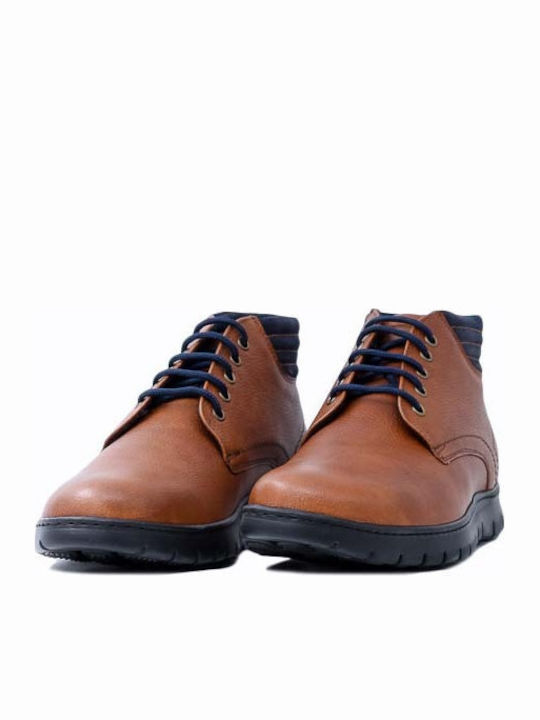 Leather Men's Boots Tabac Brown