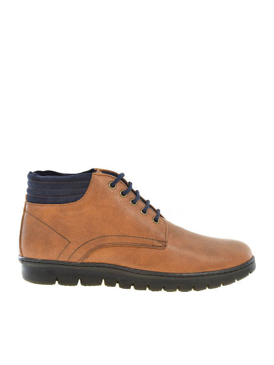 Leather Men's Boots Tabac Brown