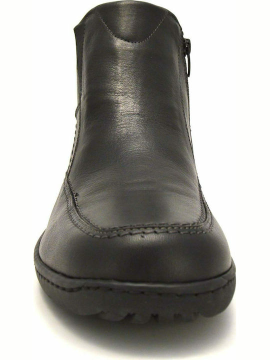 Piele Negru Ghete barbati Anatomic