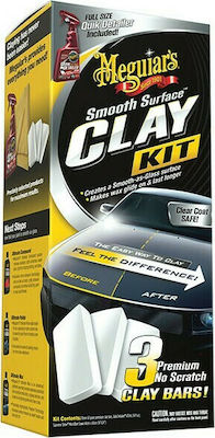 Meguiar's Κιτ Πηλού Περιποίησης Smooth Surface Clay Kit