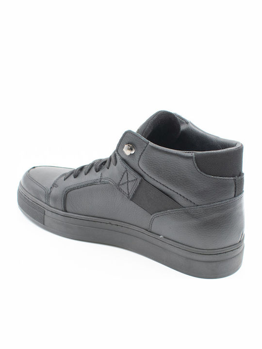 Leather Black Men's Boots