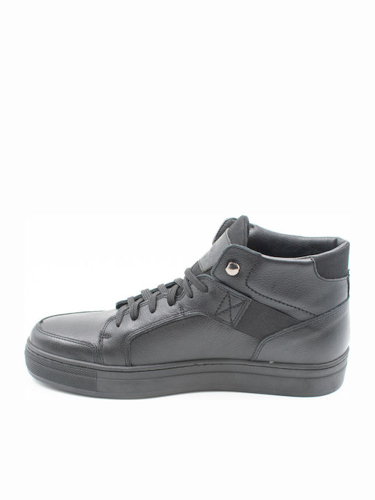 Leather Black Men's Boots