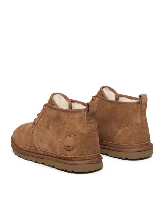 Neumel Suede Καφέ Ανδρικά Μποτάκια