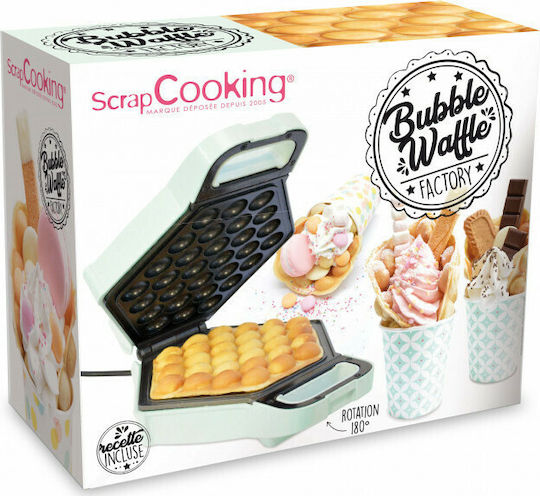 Scrap Cooking SCC-3907 Waffle Maker in Round Shape 700W