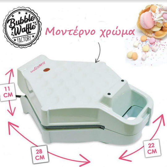 Scrap Cooking Scrap Cooking Гофретник за Балон Вафли 700W