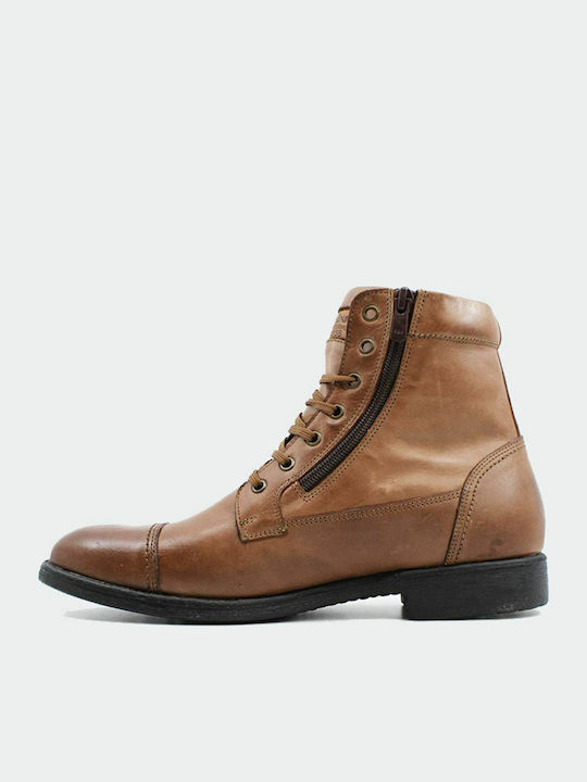 Leather Tabac Brown Boots