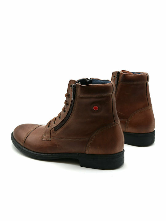 Leather Tabac Brown Boots