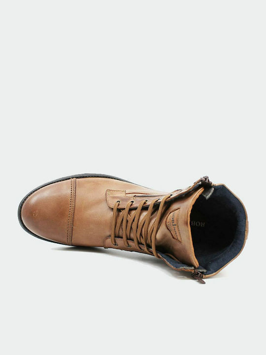 Leather Tabac Brown Boots