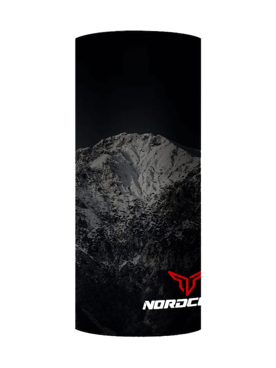 Nordcode Tube Neck 5 Mountain Περιλαίμιο Αναβάτη Μοτοσυκλέτας από Πολυεστέρα Μαύρο/Γκρι Χρώμα